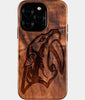 Eco-friendly Nashville Predators iPhone 16 Pro Case - Carved Wood Custom Nashville Predators Gift For Him - Monogrammed Personalized iPhone 16 Pro Cover By Engraved In Nature