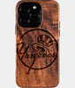 Eco-friendly New York Yankees iPhone 16 Pro Case - Carved Wood Custom New York Yankees Gift For Him - Monogrammed Personalized iPhone 16 Pro Cover By Engraved In Nature
