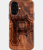 Eco-friendly Pittsburgh Pirates iPhone 16 Case - Carved Wood Custom Pittsburgh Pirates Gift For Him - Monogrammed Personalized iPhone 16 Cover By Engraved In Nature