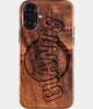 Eco-friendly San Francisco Giants iPhone 16 Plus Case - Carved Wood Custom San Francisco Giants Gift For Him - Monogrammed Personalized iPhone 16 Plus Cover By Engraved In Nature