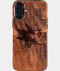 Eco-friendly San Jose Sharks iPhone 16 Plus Case - Carved Wood Custom San Jose Sharks Gift For Him - Monogrammed Personalized iPhone 16 Plus Cover By Engraved In Nature