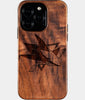 Eco-friendly San Jose Sharks iPhone 16 Pro Case - Carved Wood Custom San Jose Sharks Gift For Him - Monogrammed Personalized iPhone 16 Pro Cover By Engraved In Nature