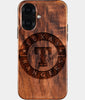 Eco-friendly Texas Rangers iPhone 16 Case - Carved Wood Custom Texas Rangers Gift For Him - Monogrammed Personalized iPhone 16 Cover By Engraved In Nature