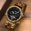 AlderGrove Brushed Bronze | Custom Automatic Mechanical Wood Watch For Men