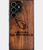 Best Wood Arizona Cardinals Samsung Galaxy S24 Ultra Case - Custom Engraved Cover - Engraved In Nature