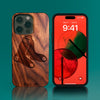 Custom Boston Red Sox iPhone 14/14 Pro/14 Pro Max/14 Plus Case - Carved Wood Red Sox Cover
