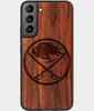 Best Wood Buffalo Sabres Samsung Galaxy S22 Plus Case - Custom Engraved Cover - Engraved In Nature