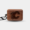 Custom Calgary Flames AirPods Cases | AirPods Pro 3 | AirPods Pro 2 | AirPods 4 | AirPods 3 Case - Carved Wood Calgary Flames AirPods Cover - Eco-friendly Calgary Flames AirPods Case - Custom Calgary Flames Gift For Him - Monogrammed Personalized AirPods Cover By Engraved In Nature