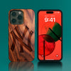 Custom Classic New York Yankees iPhone 14/14 Pro/14 Pro Max/14 Plus Case - Carved Wood Yankees Cover