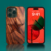 Custom Dallas Cowboys iPhone 14/14 Pro/14 Pro Max/14 Plus Case - Carved Wood Cowboys Cover