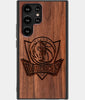 Best Wood Dallas Mavericks Samsung Galaxy S23 Ultra Case - Custom Engraved Cover - Engraved In Nature