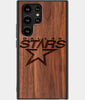 Best Wood Dallas Stars Samsung Galaxy S22 Ultra Case - Custom Engraved Cover - Engraved In Nature