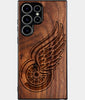 Best Wood Detroit Red Wings Samsung Galaxy S24 Ultra Case - Custom Engraved Cover - Engraved In Nature