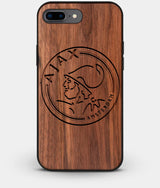 Best Custom Engraved Walnut Wood AFC Ajax iPhone 8 Plus Case - Engraved In Nature