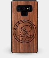 Best Custom Engraved Walnut Wood AFC Ajax Note 9 Case - Engraved In Nature