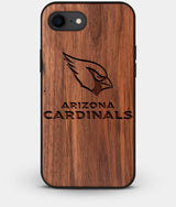 Best Custom Engraved Walnut Wood Arizona Cardinals iPhone 8 Case - Engraved In Nature