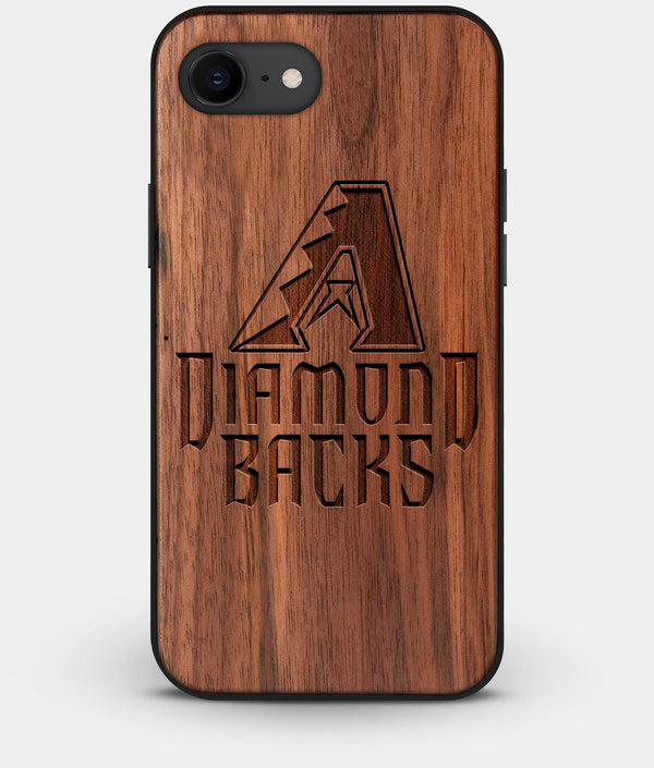 Best Custom Engraved Walnut Wood Arizona Diamondbacks iPhone 7 Case - Engraved In Nature