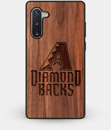 Best Custom Engraved Walnut Wood Arizona Diamondbacks Note 10 Case - Engraved In Nature