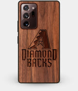 Best Custom Engraved Walnut Wood Arizona Diamondbacks Note 20 Ultra Case - Engraved In Nature