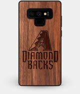 Best Custom Engraved Walnut Wood Arizona Diamondbacks Note 9 Case - Engraved In Nature