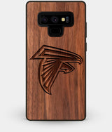 Best Custom Engraved Walnut Wood Atlanta Falcons Note 9 Case - Engraved In Nature