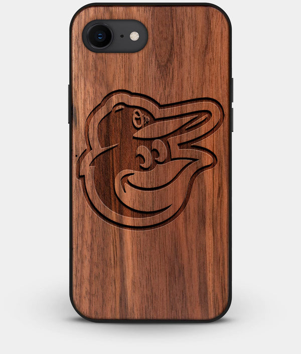 Best Custom Engraved Walnut Wood Baltimore Orioles iPhone 8 Case - Engraved In Nature