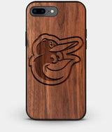 Best Custom Engraved Walnut Wood Baltimore Orioles iPhone 8 Plus Case - Engraved In Nature