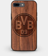 Best Custom Engraved Walnut Wood Borussia Dortmund iPhone 7 Plus Case - Engraved In Nature