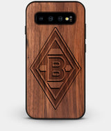 Best Custom Engraved Walnut Wood Borussia Monchengladbach Galaxy S10 Plus Case - Engraved In Nature