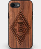 Best Custom Engraved Walnut Wood Borussia Monchengladbach iPhone SE Case - Engraved In Nature