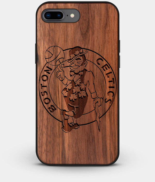 Best Custom Engraved Walnut Wood Boston Celtics iPhone 7 Plus Case - Engraved In Nature