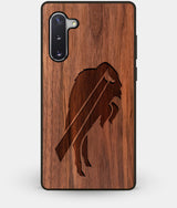 Best Custom Engraved Walnut Wood Buffalo Bills Note 10 Case - Engraved In Nature