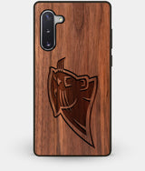 Best Custom Engraved Walnut Wood Carolina Panthers Note 10 Case - Engraved In Nature