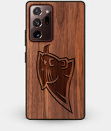 Best Custom Engraved Walnut Wood Carolina Panthers Note 20 Ultra Case - Engraved In Nature