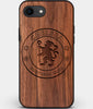 Best Custom Engraved Walnut Wood Chelsea F.C. iPhone SE Case - Engraved In Nature