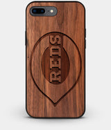 Best Custom Engraved Walnut Wood Cincinnati Reds iPhone 7 Plus Case - Engraved In Nature