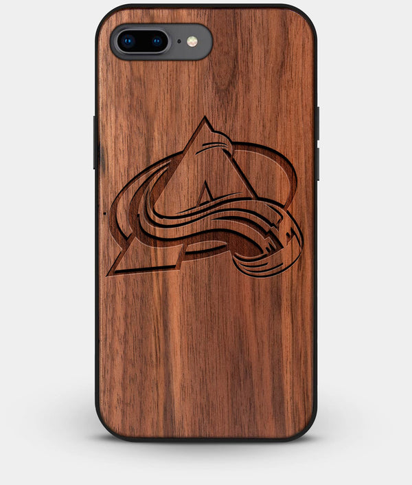Best Custom Engraved Walnut Wood Colorado Avalanche iPhone 7 Plus Case - Engraved In Nature