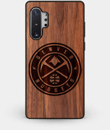 Best Custom Engraved Walnut Wood Denver Nuggets Note 10 Plus Case - Engraved In Nature