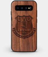 Best Custom Engraved Walnut Wood Everton F.C. Galaxy S10 Case - Engraved In Nature