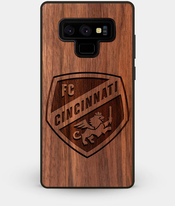 Best Custom Engraved Walnut Wood FC Cincinnati Note 9 Case - Engraved In Nature