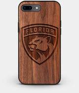 Best Custom Engraved Walnut Wood Florida Panthers iPhone 7 Plus Case - Engraved In Nature