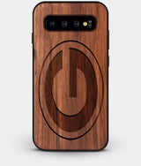 Best Custom Engraved Walnut Wood Green Bay Packers Galaxy S10 Case - Engraved In Nature