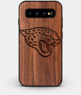 Best Custom Engraved Walnut Wood Jacksonville Jaguars Galaxy S10 Case - Engraved In Nature