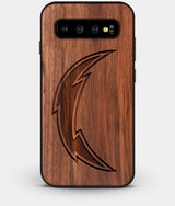 Best Custom Engraved Walnut Wood Los Angeles Chargers Galaxy S10 Plus Case - Engraved In Nature