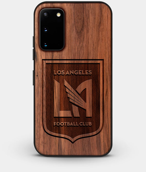Best Custom Engraved Walnut Wood Los Angeles FC Galaxy S20 Case - Engraved In Nature
