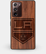 Best Custom Engraved Walnut Wood Los Angeles Kings Note 20 Case - Engraved In Nature