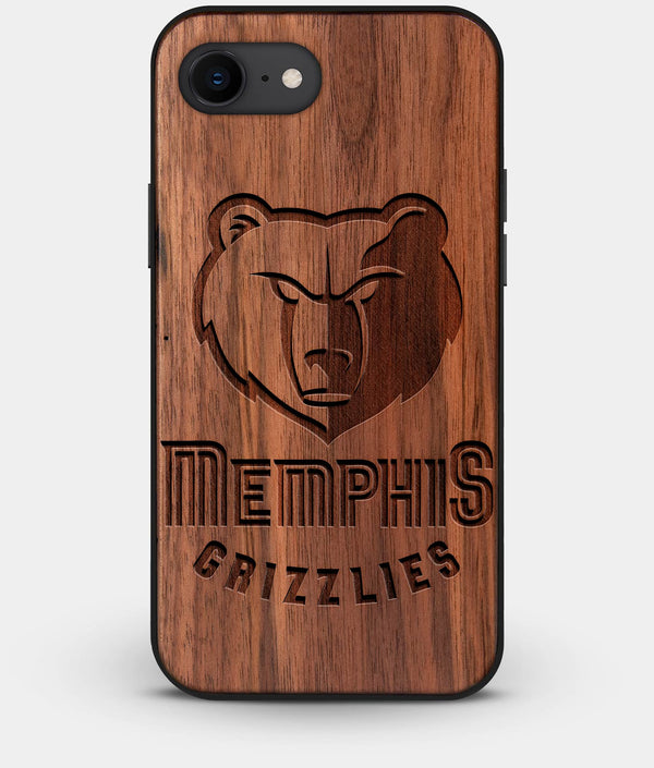 Best Custom Engraved Walnut Wood Memphis Grizzlies iPhone 7 Case - Engraved In Nature