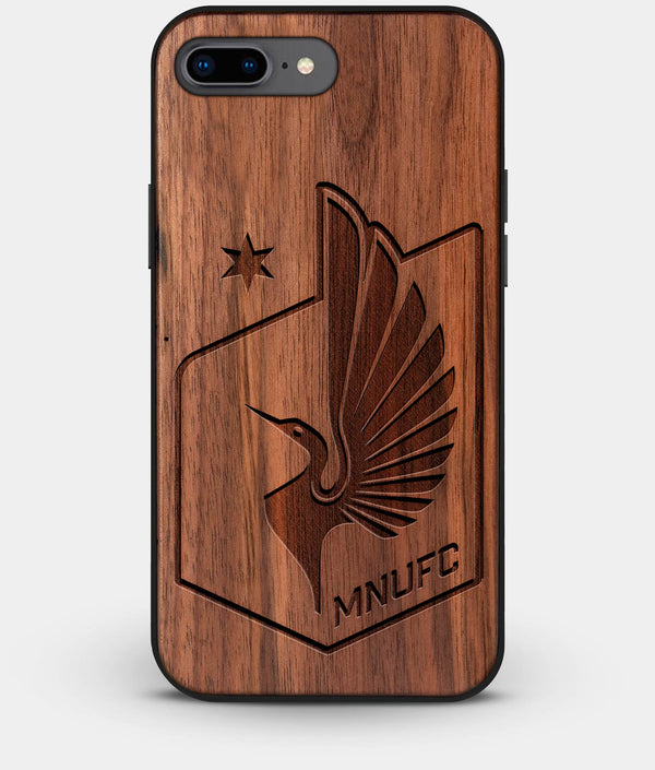 Best Custom Engraved Walnut Wood Minnesota United FC iPhone 7 Plus Case - Engraved In Nature