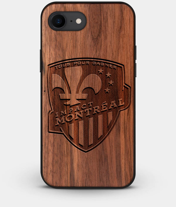 Best Custom Engraved Walnut Wood Montreal Impact iPhone 8 Case - Engraved In Nature