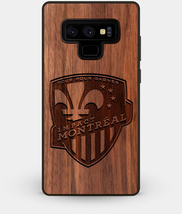 Best Custom Engraved Walnut Wood Montreal Impact Note 9 Case - Engraved In Nature